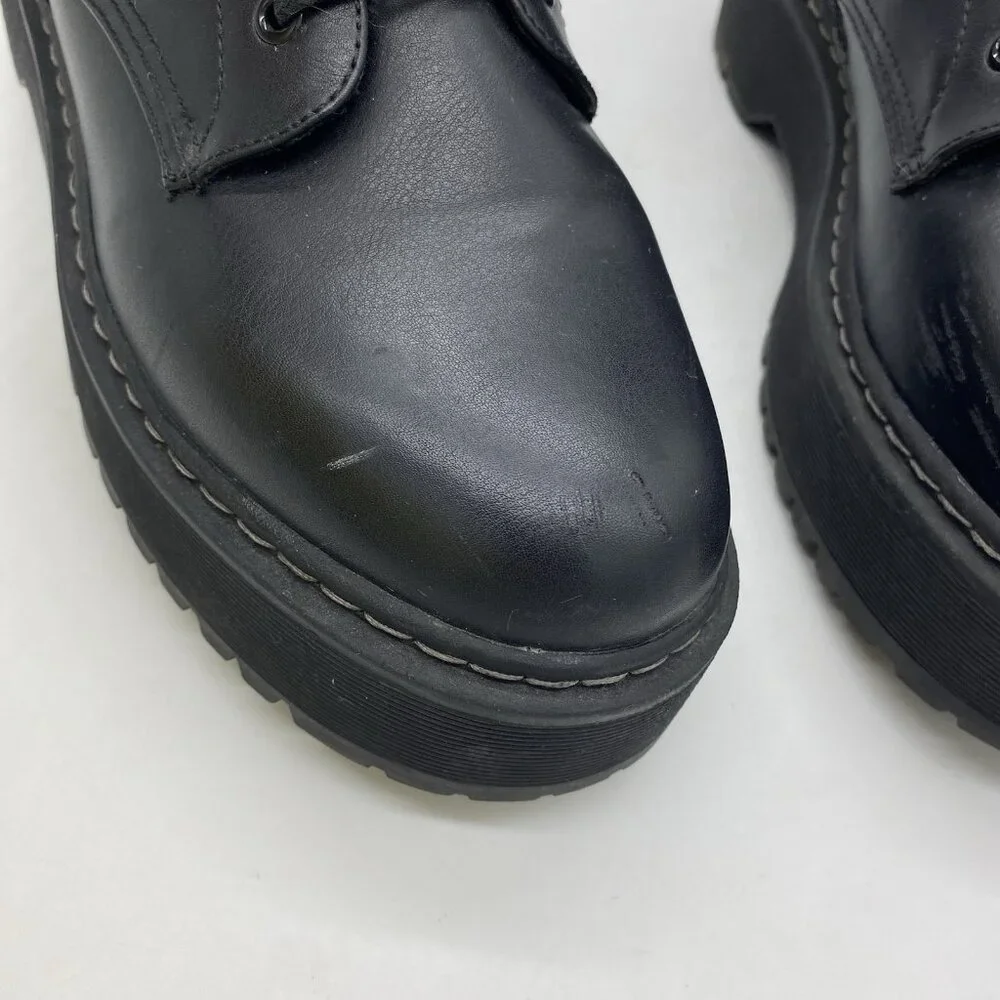 Steve Madden Basille Lace Up Platform Lug Sole Boot Women 11 Combat 90s Grunge - Picture 11 of 16